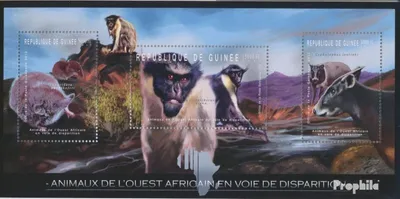 Produktbild von Briefmarken Guinea 2012 Mi 9164-9166 Kleinbogen (kompl. Ausgabe) postfrisch Tiere