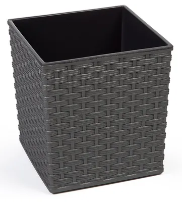 Obrázok produktu pre Plastový kvetináč Juka v ratanovom vzhľade