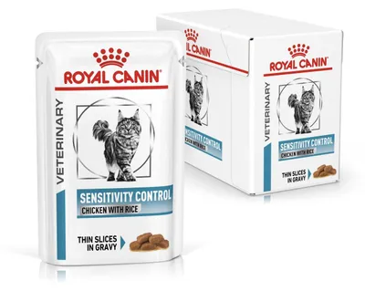 Productafbeelding van Royal Canin Feline Sensitivity Control Kip met Rijst, voor volwassen katten, met kip, 85 gram