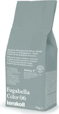Produktbild von Kerakoll Fugabella® Color 01 hybride Fugenmasse Fugenmörtel 3 kg - zum Verfugen von Fliesen, Mosaik & Marmor. Wasserabweisend. Für Fußbodenheizung.