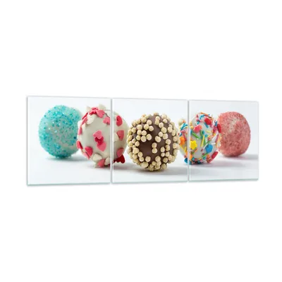 Produktbild von Bilder auf glas - Eier Dekoration Süßigkeiten Schokolade - 90x30cm - Glasbilder - Wandbilder - Kunstdruck - Wanddekoration aus Glas - Glas Bilder - Wandbild auf Glas - GCA90x30-2898
