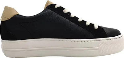Imagen del producto de Zapatos deportivos para mujer de Paul Green, modelo con cordones, color negro, ideales para el día a día