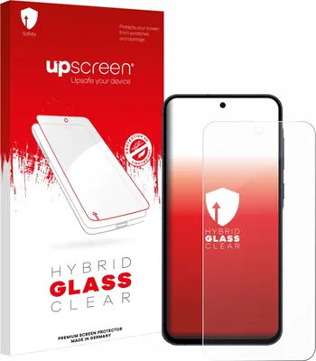Produktbild von upscreen Schutzglas für Samsung Galaxy A55 5G Enterprise Edition Schutzfolie Panzer Folie Glas Display Schutz klar