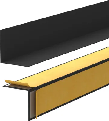 Obrázok produktu pre QUEST PVC samolepiaca lišta, 50x20, čierna, 2 m
