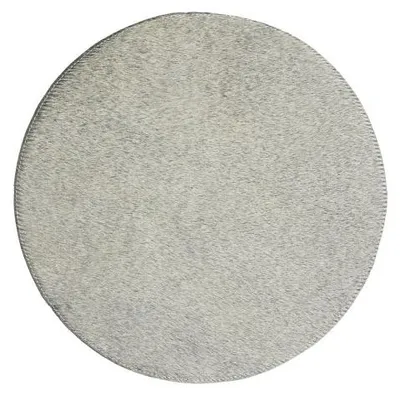 Imagen del producto de Mars & More: Mantel individual de cuero, redondo, gris, diámetro 38 cm