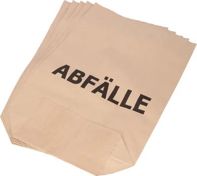 Zdjęcie produktu dla Müllsack 70l 70g 2lagig Papier natronbraun 25 St./Pack.