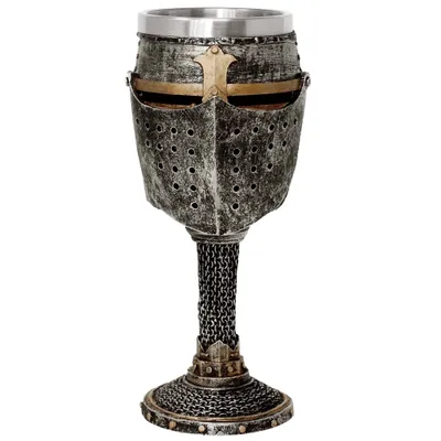 Produktbild von Ritter Kelch in Form eines Ritterhelm - Mittelalter Ritter, Met