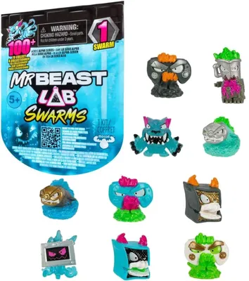 Produktbild von Überraschungsfigur im Mr. Beast Lab Swarms Alpha-Beutel