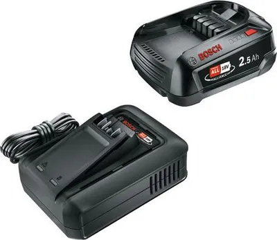 Image de BOSCH Home & Garden 1600A031T4 BOSCH Home & Garden Werkzeugakku mit Ladegerät 2,5 Ah + AL 1830CV Li-Ion 2.5 Ah