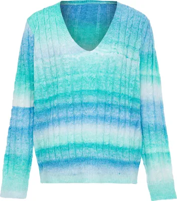 Image de Pull FENIA pour femmes - bleu multicolore, M/L