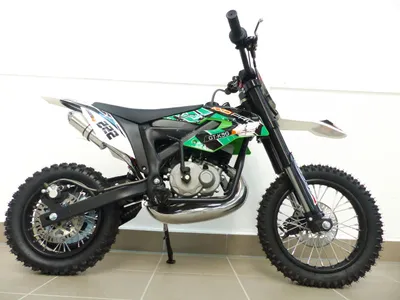 Produktbild von Dirtbike Pitbike 55ccm 2Takt Motor Enduro Cross 9PS 10 12 Zoll Kickstarter