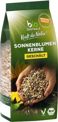 Immagine prodotto di Semi di girasole biologici nocciolati, croccanti, ricchi di fibre e deliziosi 500 g