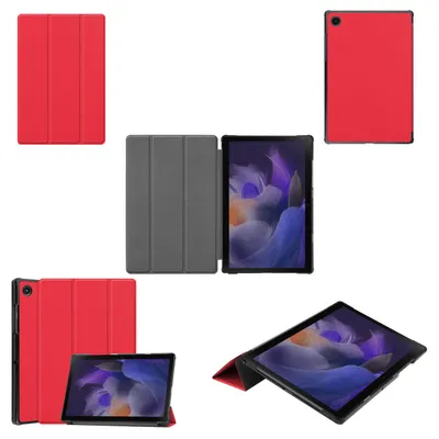 Obrázok produktu pre Pre Samsung Galaxy Tab A8 2021 3folt Wake UP Smart Cover Red Puzdrá na tablety