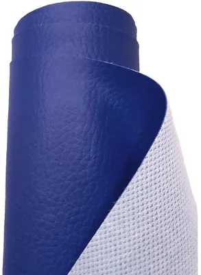 Image de Tissu imitation cuir imperméable, bleu roi, 200 x 140 cm