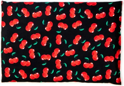 Produktbild von Traubenkernkissen 30 x 20 cm, cherry-black - Als Wärmekissen & Kältekissen - Körnerkissen für Mikrowelle und Backofen - 30x20cm