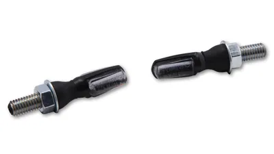 Produktbild von SHIN YO Spark LED 3in1 Blinker-Rücklicht-Kombination Gehäuse Schwarz / Linse Rauchgrau (Paar), Hinten