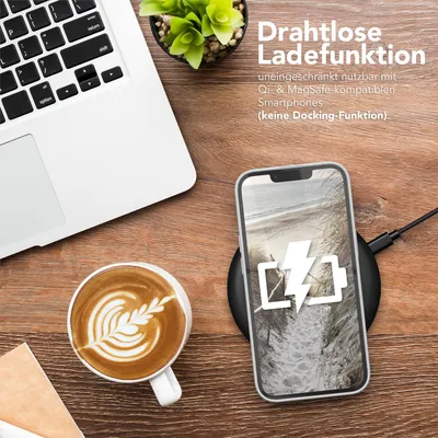 Produktbild von EAZY CASE Clear Hybrid Bumper Hülle für Apple iPhone 13 Pro, Handyhülle stoßfest mit Kameraschutz, Handycase dünn in Weiß