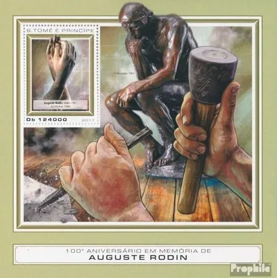Produktbild von Briefmarken Sao Tome e Principe 2017 Mi Block 1316 (kompl. Ausgabe) postfrisch August Rodin