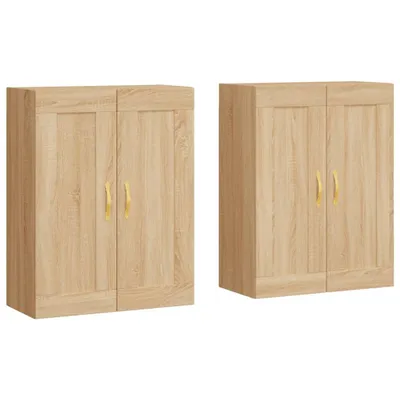 Image de Armoires murales 2 pcs chêne sonoma bois d'ingénierie