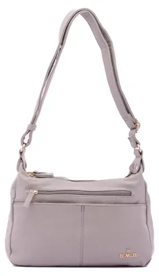 Obrázek produktu pro Dámská Crossbody Taška z Ekokoženky Černá se Zipem a Kapsami Black B UNICA 32x21x10 cm
