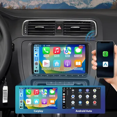 Immagine prodotto di Autoradio - Sistema multimediale - Autoradio - Sistema di infotainment - Radio - Android 13 - Schermo touchscreen da 9 pollici