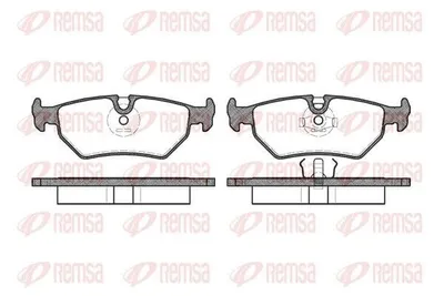 Produktbild von REMSA Bremsbeläge Satz Hinten Bremsklötze für JAGUAR XJ (NAW, NBW) 0265.10