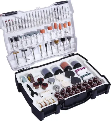 Produktbild von TACKLIFE ARTO2C Rotary Tool Zubehör Kit 361 Teile Universal Fitment