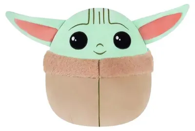 Image de Poupée en peluche Squishmallow Star Wars, Grogu, 20 cm