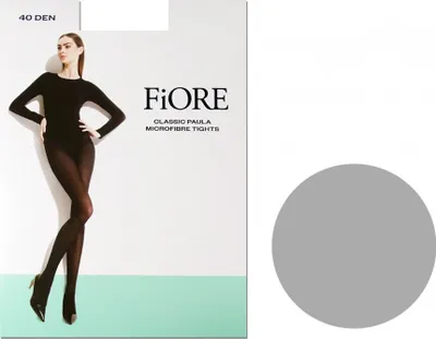 Produktbild von Transparente Mikrofaserstrumpfhose 40 den halbopaken Paula Grau 6
