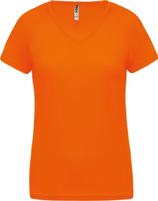 Immagine prodotto di Maglietta sportiva PROACT® da donna a maniche corte con scollo a V