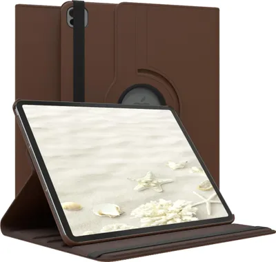 Produktbild von EAZY CASE - Tablet Hülle für Apple iPad Pro 13 (2024) Schutzhülle, Tablet Case 360° drehbar in Braun