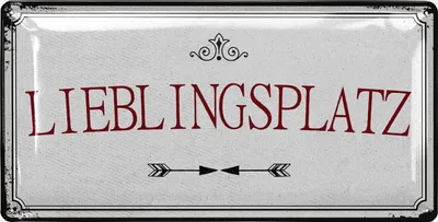 Produktbild von Schild Lieblingsplatz Outdoor, LIEBLINGSPLATZ Schild Garten, Deko Garten Vintage Schilder, Chill Lounge Gartendeko, Wanddeko Garten Schild