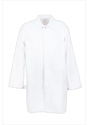 Produktbild von Planam Food Herren Berufsmantel reinweiß Gr. 4XL, 5360068