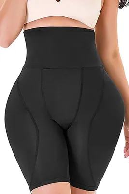Produktbild von Gesäß- und Hüftformer-Push-Up-Höschen, Sanduhr-Effekt – Schwarz – XL-XXL, Schwarz
