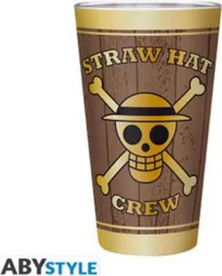 Produktbild von ONE PIECE - Large Glass - 400ml - Skulls - Matte