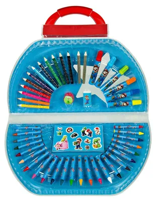Image de Mallette de couleurs Super Mario, 51 pièces.