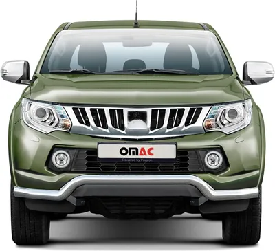 Immagine prodotto di Barra di protezione del paraurti anteriore per Mitsubishi L200 2015-2022 argento con acciaio ABE