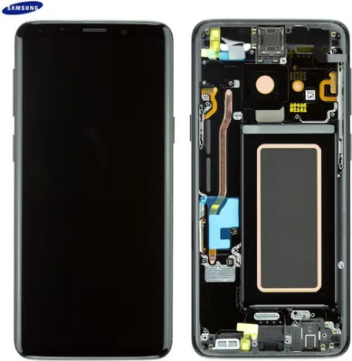 Produktbild von Samsung Galaxy S9 SM-G960F LCD Display Touch Screen GH97-21696A / GH97-21697A Black