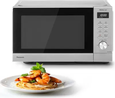 Produktbild von Panasonic NN-SD37QSEPG, Arbeitsplatte, Solo-Mikrowelle, 29 l, 1000 W, Eingebautes Display, LED