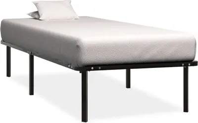 Obrázek produktu pro Rám postele černý kov 100 x 200 cm