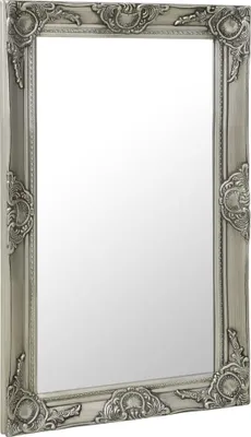 Produktbild von vidaXL Wandspiegel im Barock-Stil 50x80 cm Silbern
