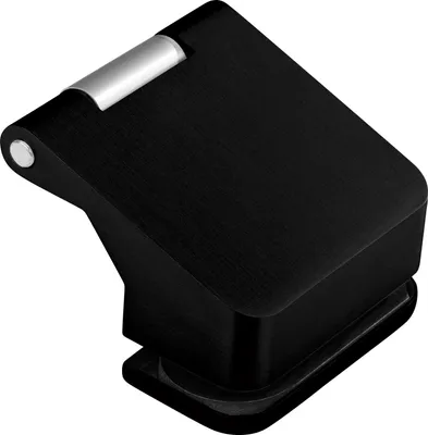 Produktbild von DORMA-Glas Türband Flügelteil Junior Office 11.238, 38,5 mm, Alu schwarz RAL9005