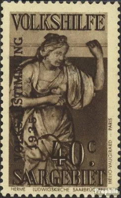 Produktbild von Briefmarken Saarland 1934 Mi 199 gestempelt Volkshilfe Volksabstimmung 1935