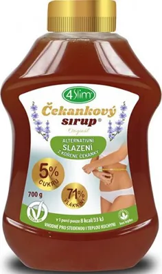 Obrázek produktu pro Čekankový sirup Originál 4SLIM 700 g
