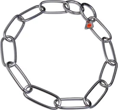 Image de Collier pour dog hs sprenger maillons longs argentés (71 cm)