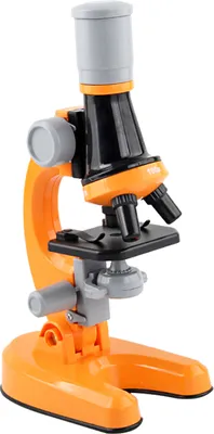 Image de 1200X Microscope Children Optical Microscope with LED Light Collection Bottles 12pcs Slides for Kids Student Beginner Science Educational Toy