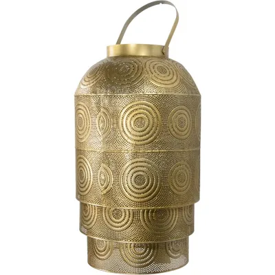 Produktbild von Laterne Hängelaterne Hängelampe Gold orientalisch 34x40cm