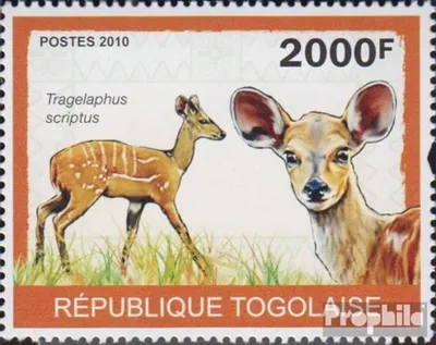 Produktbild von Briefmarken Togo 2010 Mi 3453 (kompl.Ausg.) postfrisch Antilopen