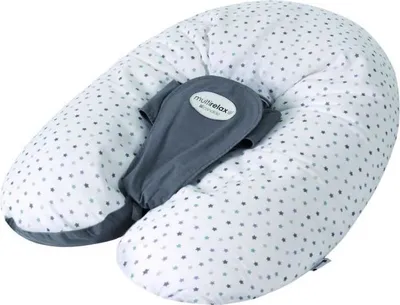 Obrázok produktu pre Tehotenský vankúš - CANDIDE - Multirelax - Polyester / bavlna - Sivá / Hviezdy