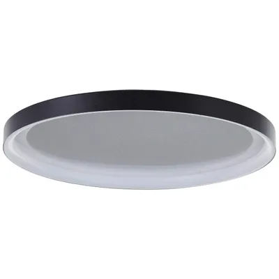 Image de BRILLIANT Plafonnier LED noir QUITO avec effet scintillant | Plafonnier avec variateur d'intensité à 3 niveaux | Ø42 cm | 30W 3800 lm 3000K | Métal/plastique